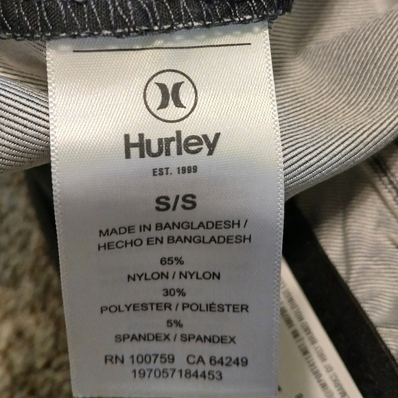 Hurley Tapered Fit Tech Twill Jogger Pants Men's Size Small (NWT) - Picture 5 of 5